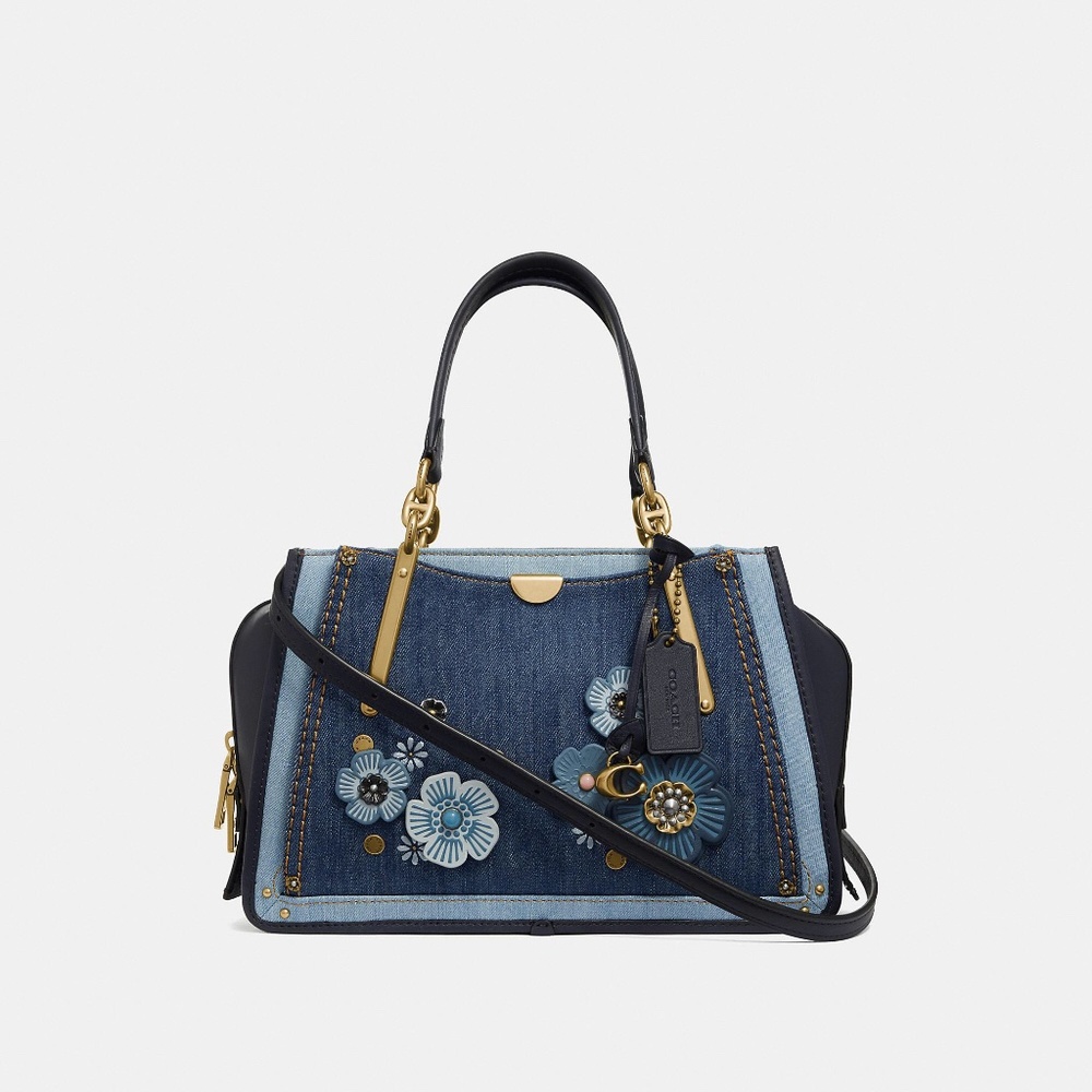 ISO Coach Tea Rose Denim Bag